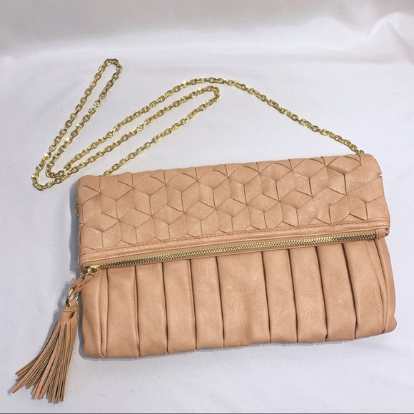 Urban Expressions Handbags - Urban Expressions Vegan Leather Crossbody Clutch